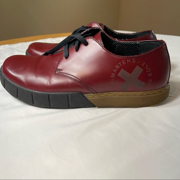✨11xHOST PICK✨(RARE) Dr. Martens Cherry Red Leather Lace Up Oxfords - Picture 2 of 13